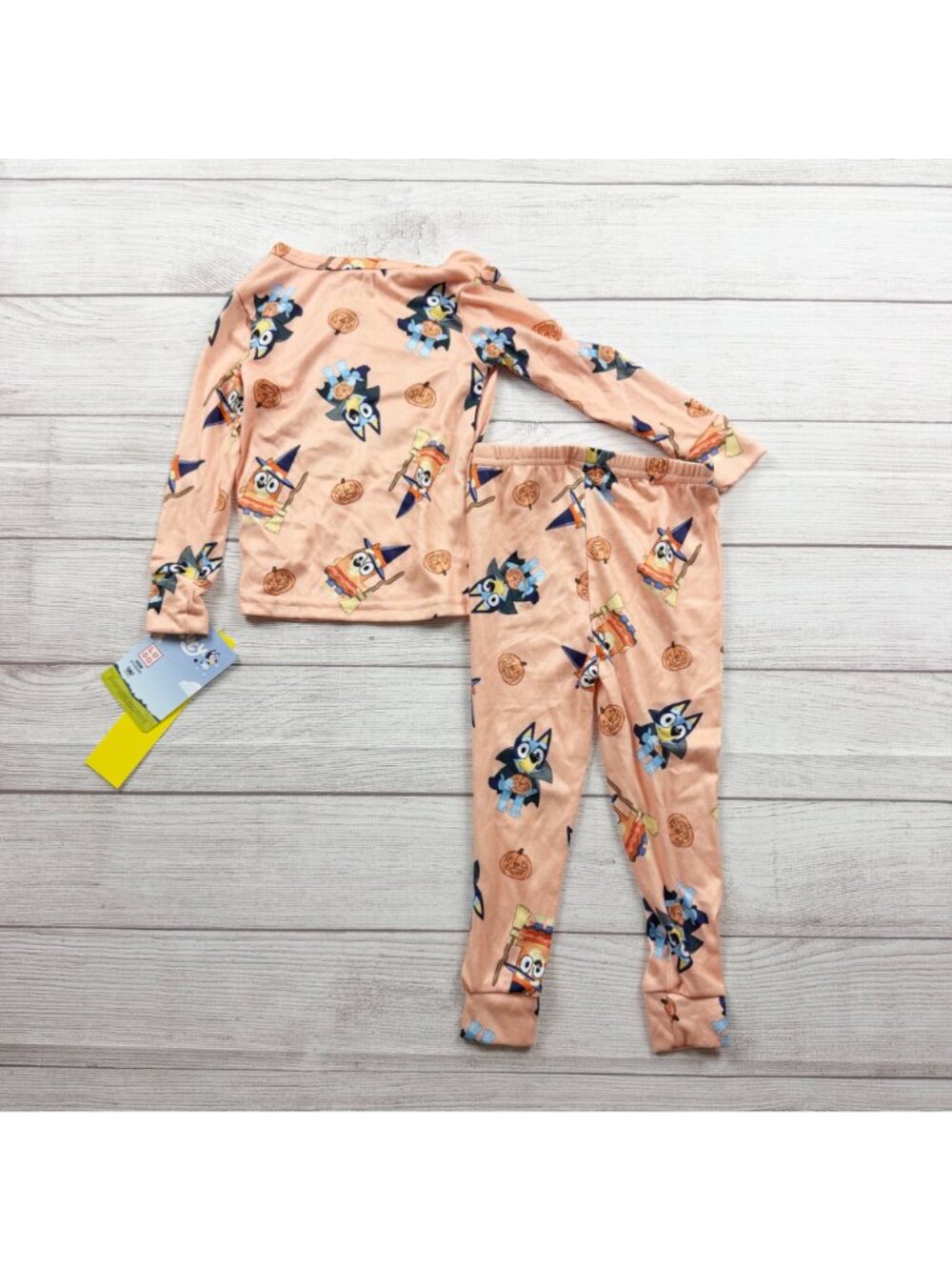 Bluey Toddler 2 Piece Pajama Set Halloween Print Long Sleeve Pants NWT 3T - Picture 5 of 5